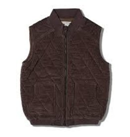 MakeMake Organics Sleeveless Quilted Corduroy Jacket