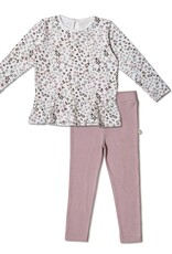 MakeMake Organics Garden Organic Peplum Top & Legging Set