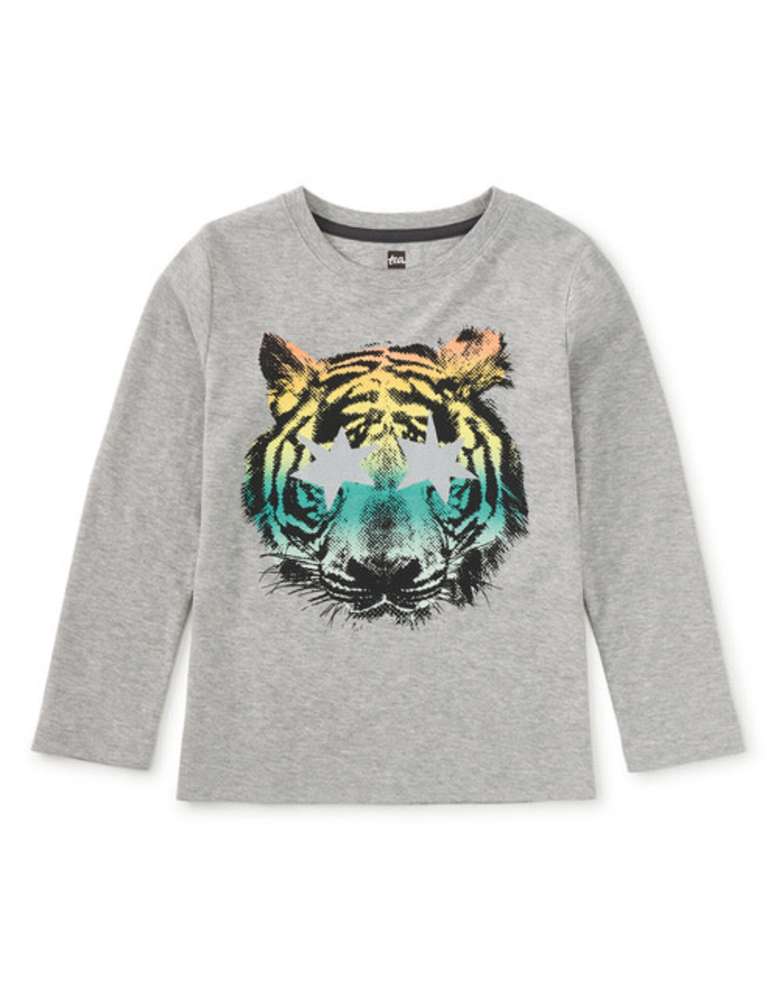 Tea Star Foil Tiger Graphic Tee