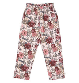 Green Cotton Bliss Pants with Floral Print