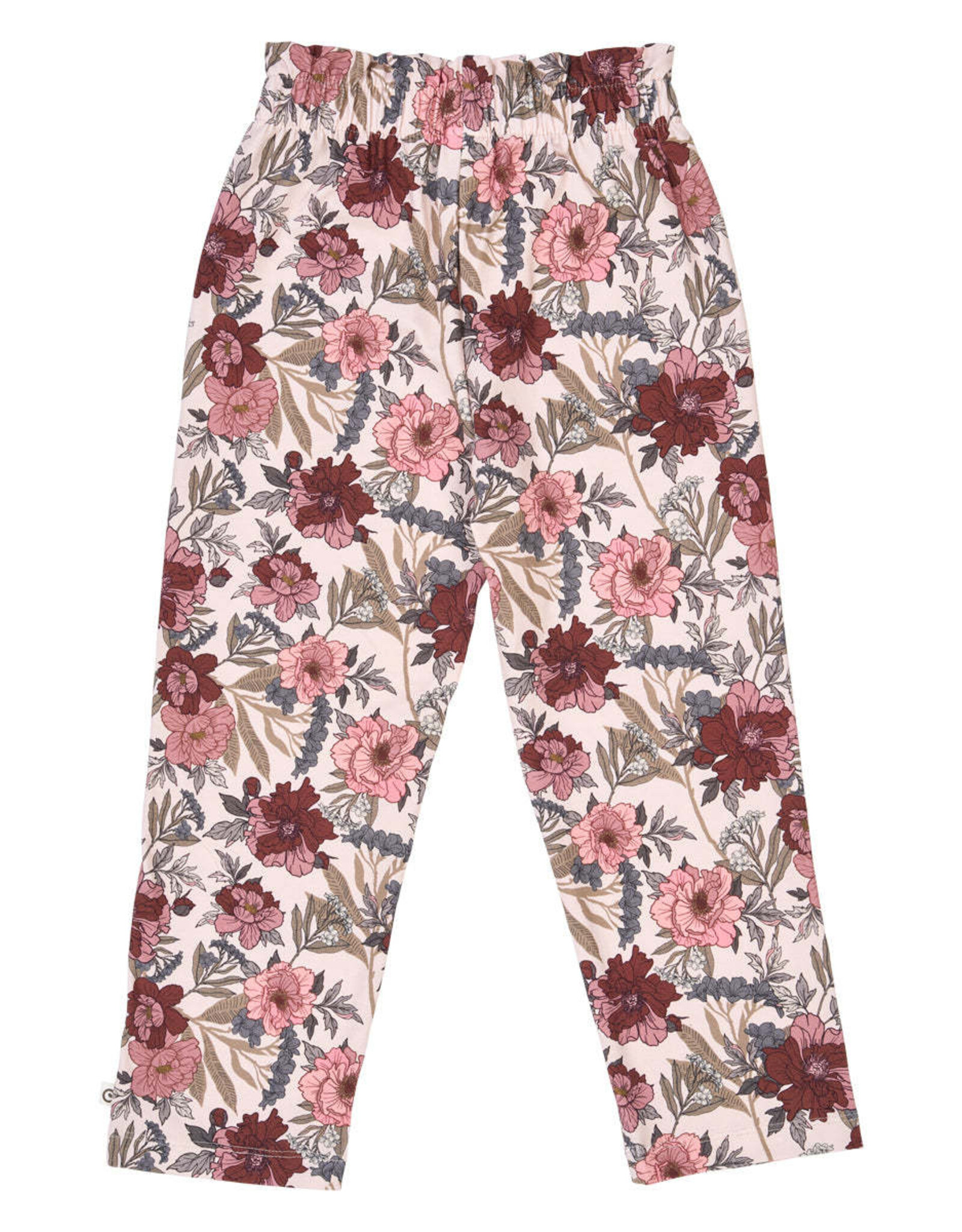 Green Cotton Bliss Pants with Floral Print