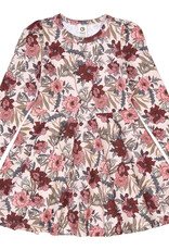 Green Cotton Bliss Floral Printed Swing Dress