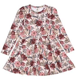 Green Cotton Bliss Floral Printed Swing Dress