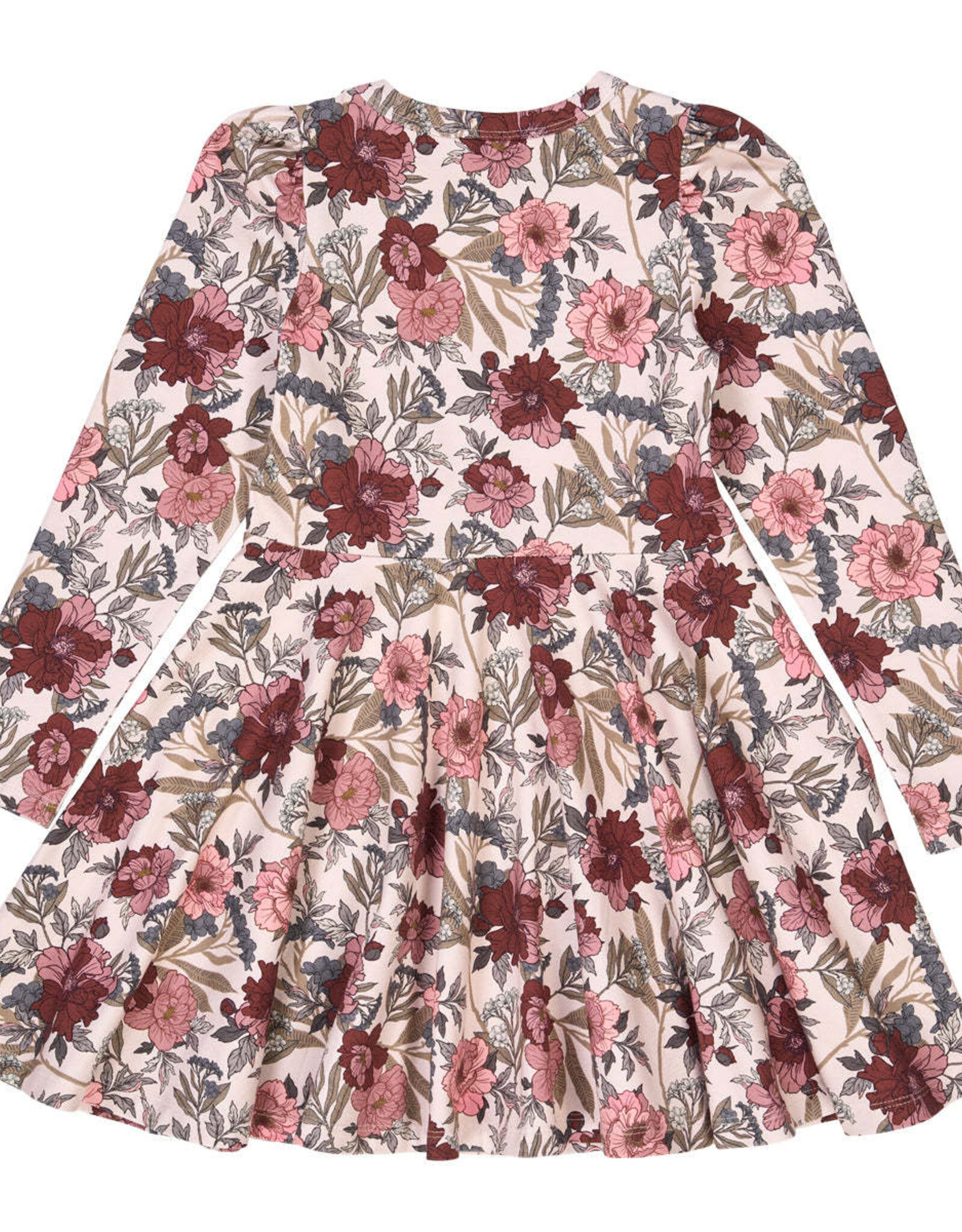 Green Cotton Bliss Floral Printed Swing Dress