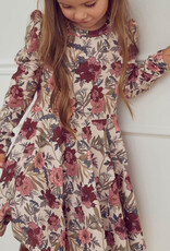 Green Cotton Bliss Floral Printed Swing Dress