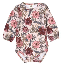 Green Cotton Bliss Floral Printed Bodysuit