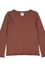 Green Cotton Root Cozy Me Rib Flared Top