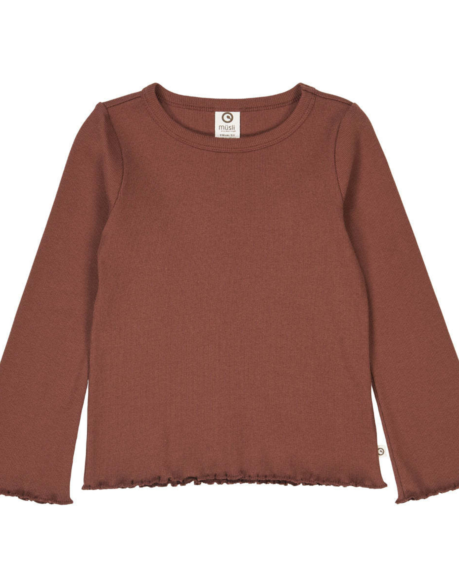 Green Cotton Root Cozy Me Rib Flared Top