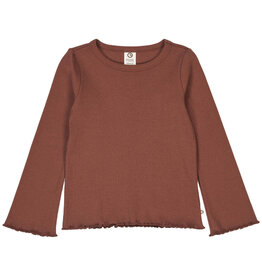 Green Cotton Root Cozy Me Rib Flared Top