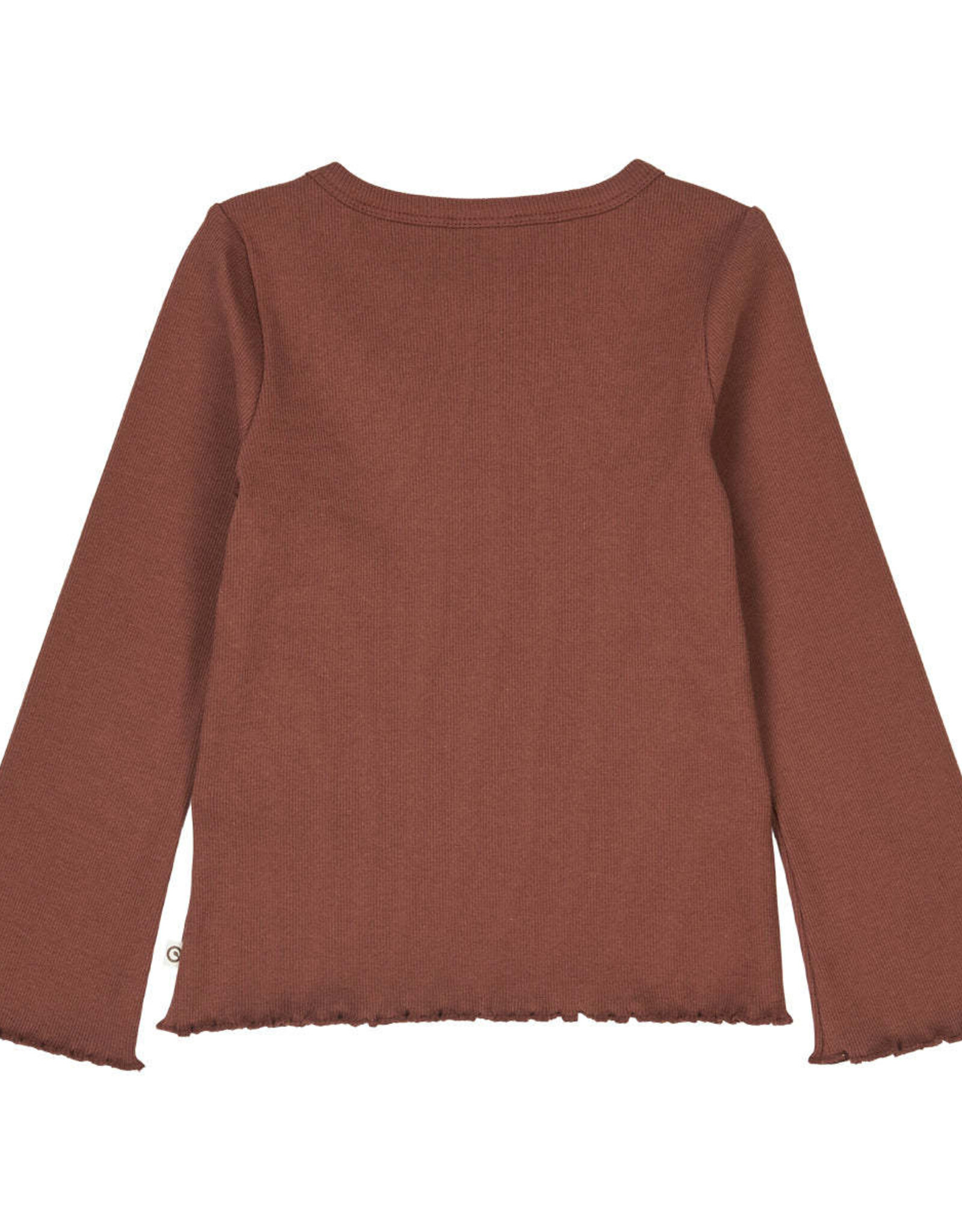 Green Cotton Root Cozy Me Rib Flared Top