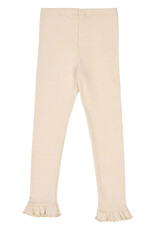 Green Cotton Oak Cozy Me Rib Frill Leggings