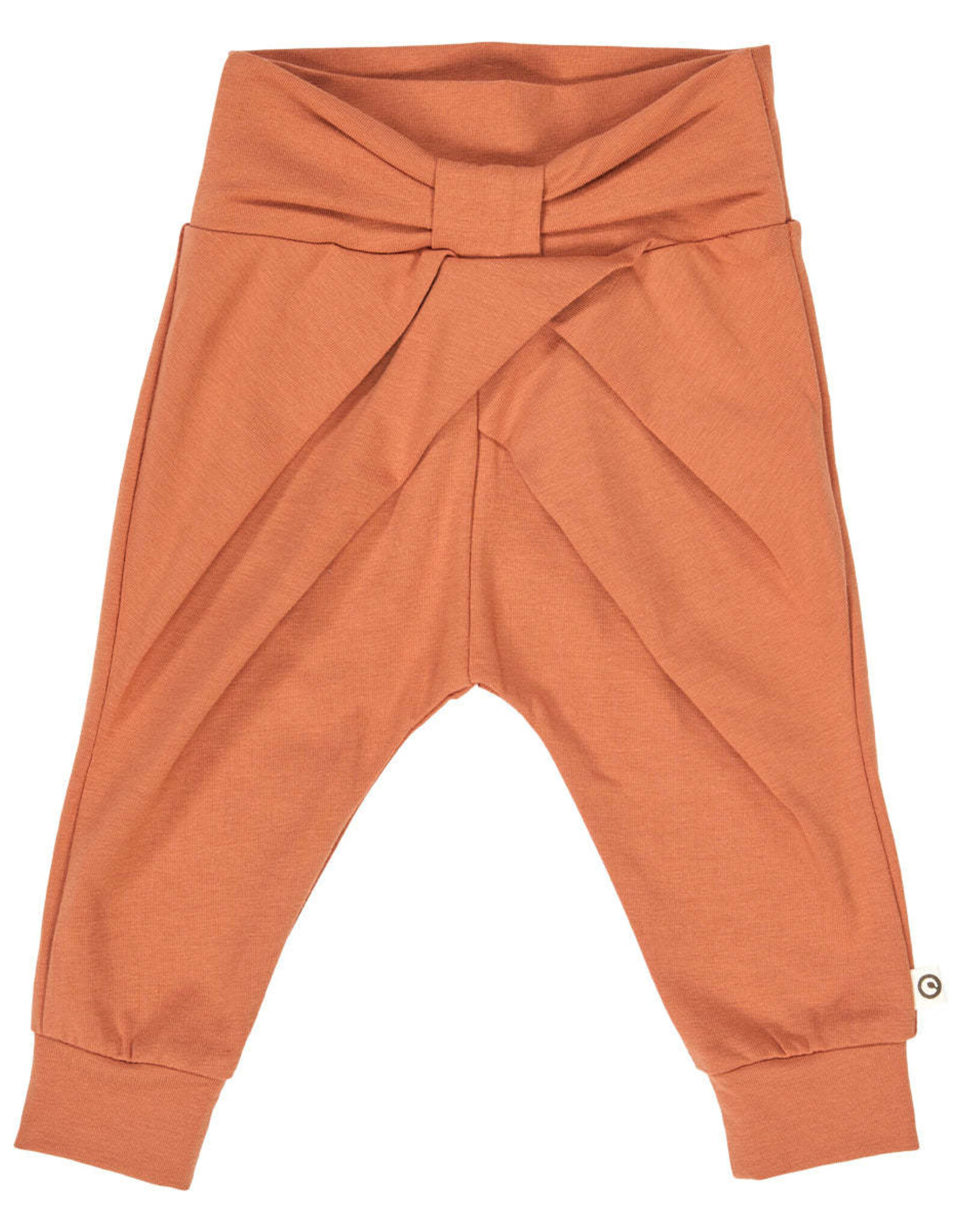 Green Cotton Clay Cozy Me Bow Pants Baby