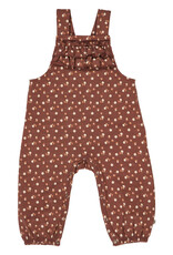 Green Cotton Cedar Floral Printed Overalls Baby