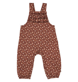 Green Cotton Cedar Floral Printed Overalls Baby