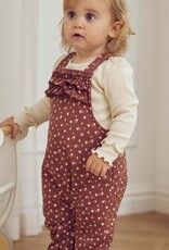 Green Cotton Cedar Floral Printed Overalls Baby