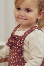 Green Cotton Cedar Floral Printed Overalls Baby