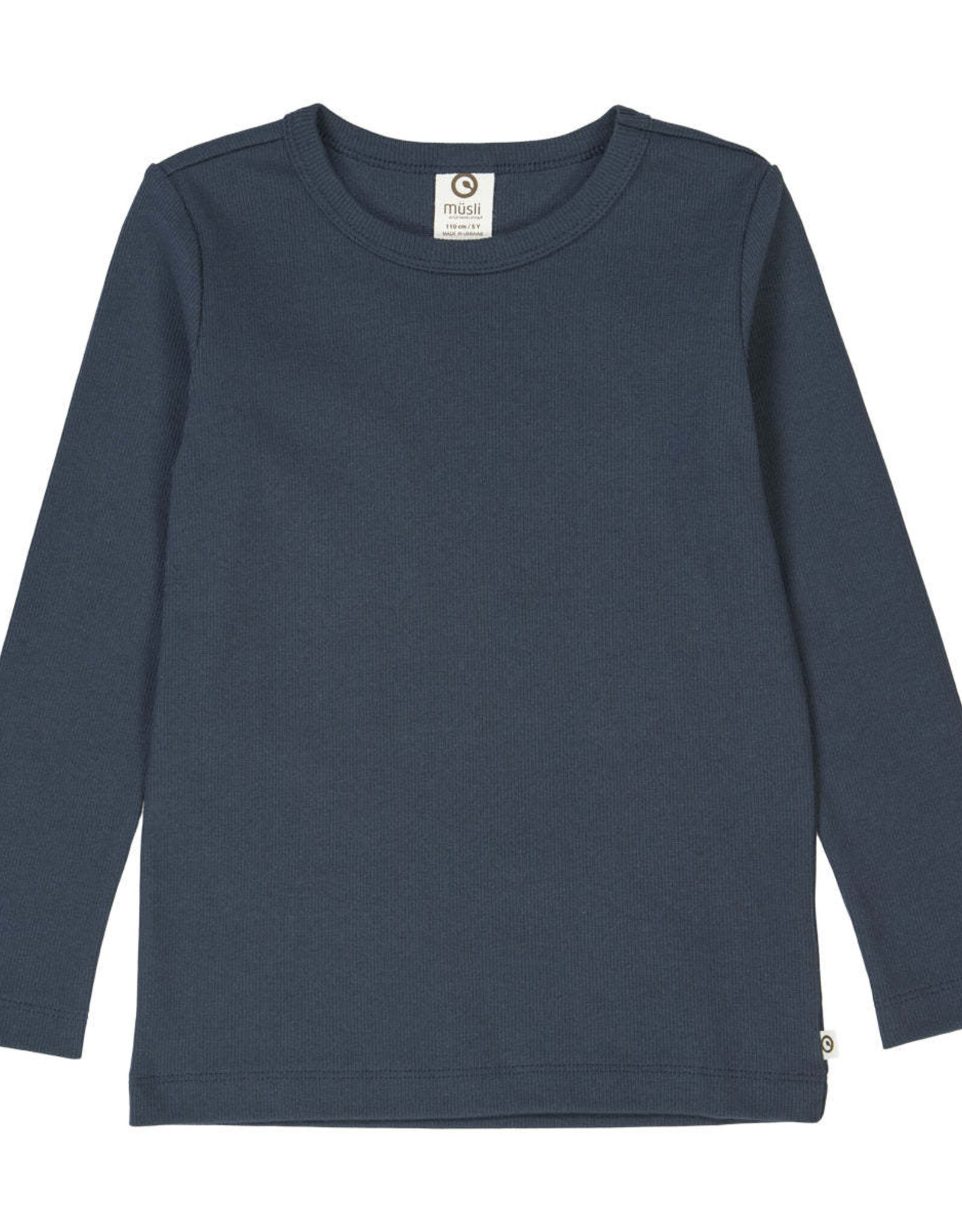 Green Cotton Night Blue Cozy Me Rib Top