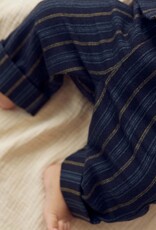Green Cotton Baby Woven Stripe Pants