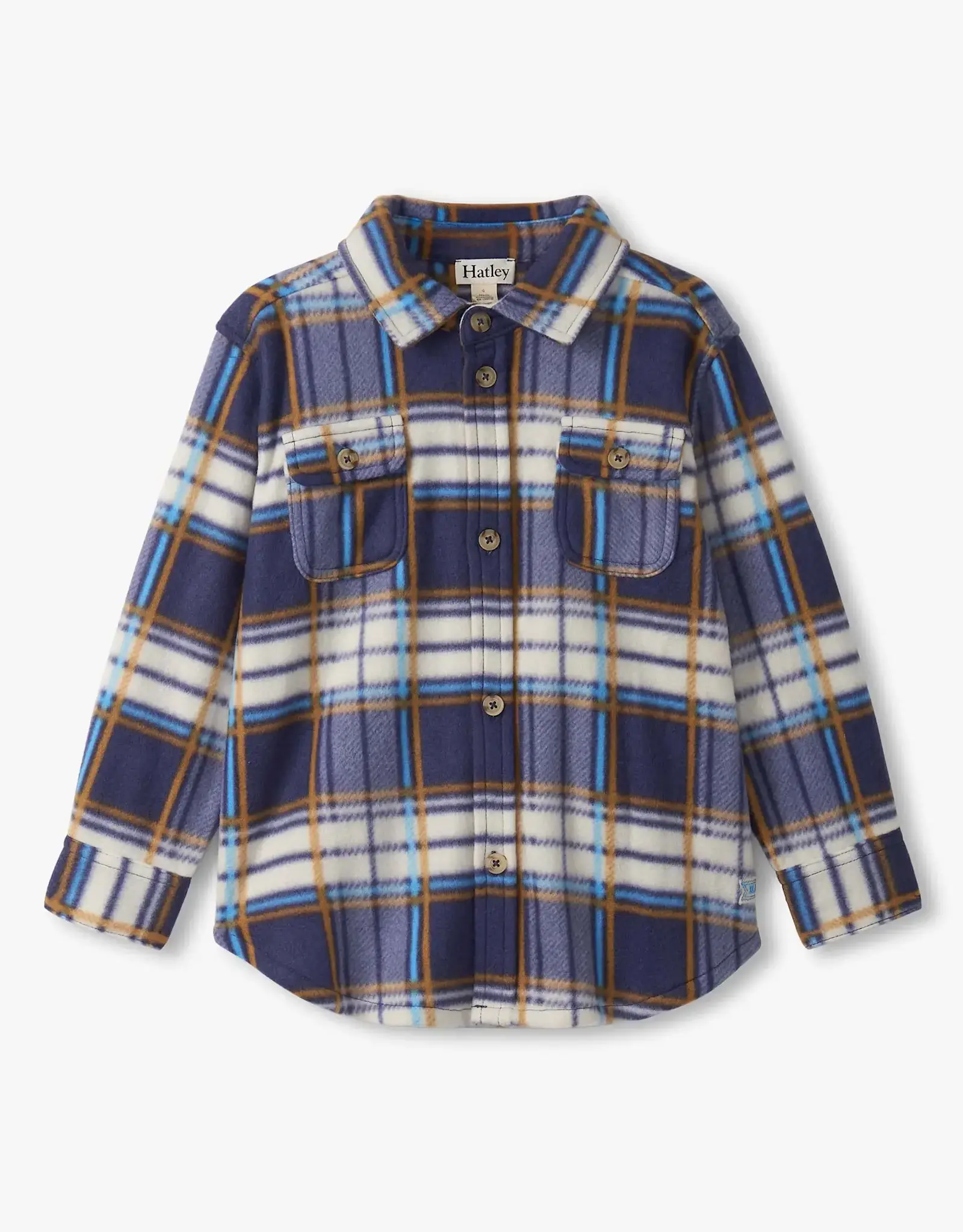 Hatley Mountain Top Plaid Fleece Button-Up Shirt