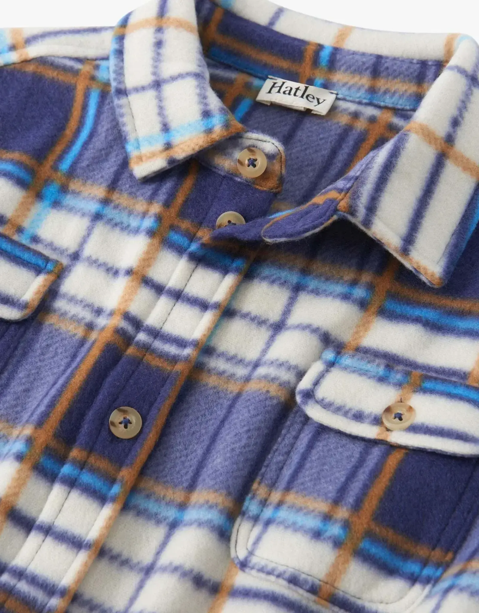 Hatley Mountain Top Plaid Fleece Button-Up Shirt