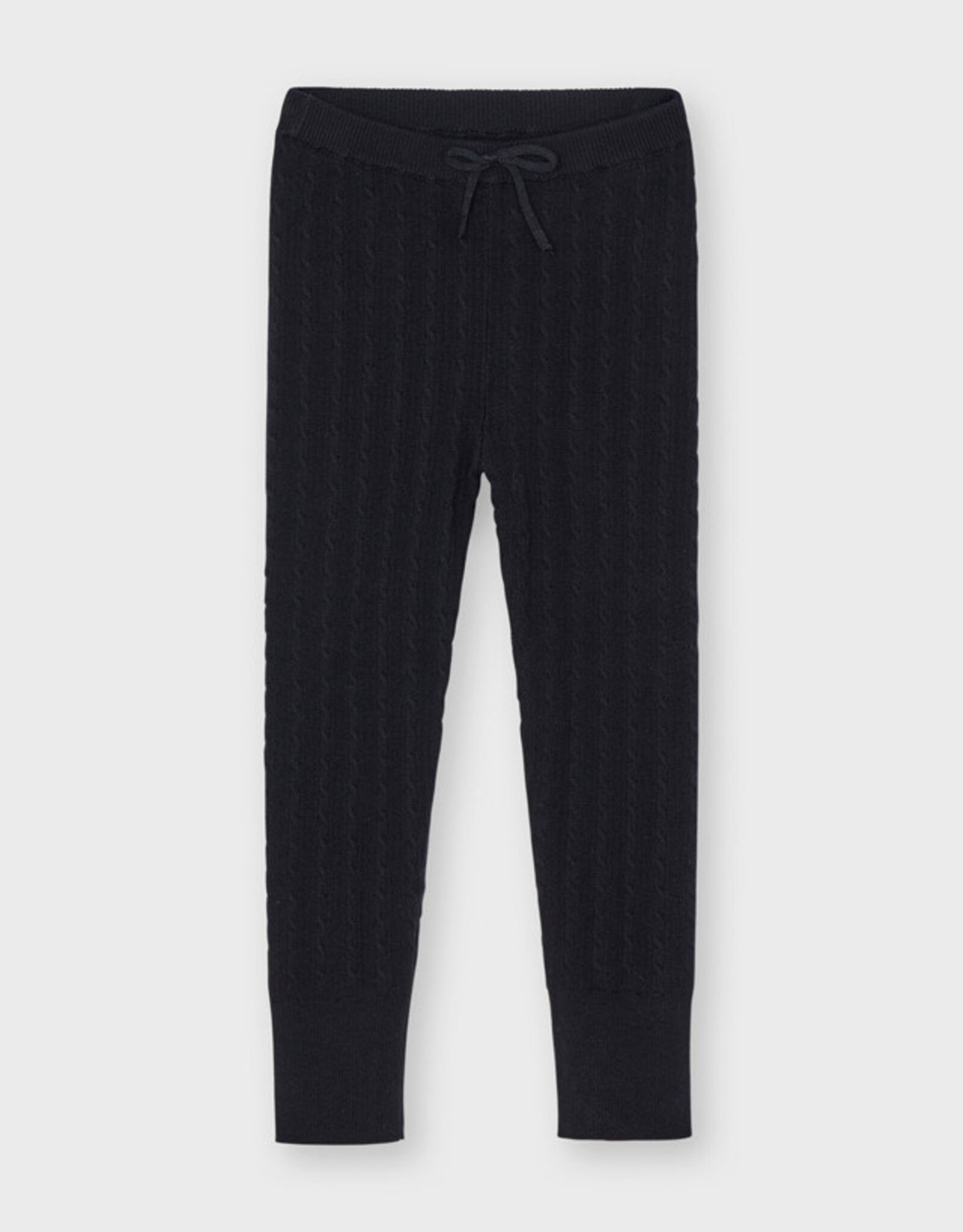 Mayoral Black Leotard Knit Leggings