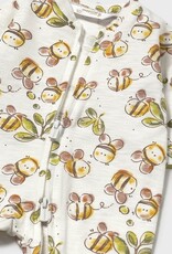 Mayoral Bees Long Bodysuit with Zipper