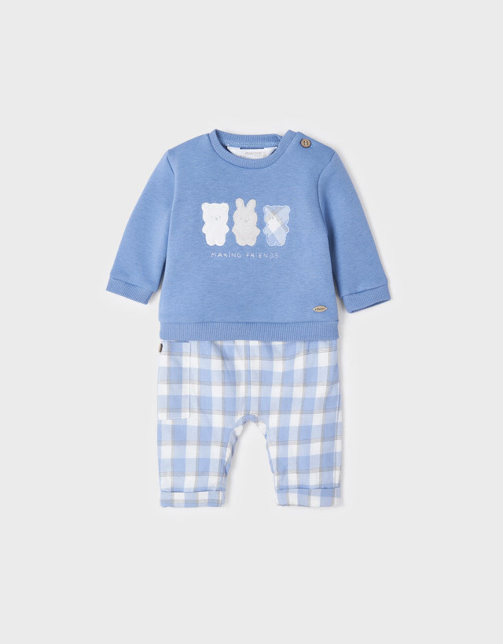 Mayoral Blue Ice Friends Trousers & Pullover