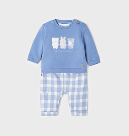 Mayoral Blue Ice Friends Trousers & Pullover