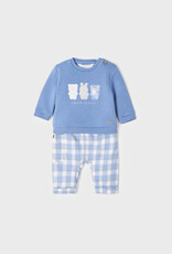 Mayoral Blue Ice Friends Trousers & Pullover