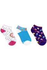 Robeez Jennie's Treats 3-pack Qtr Socks