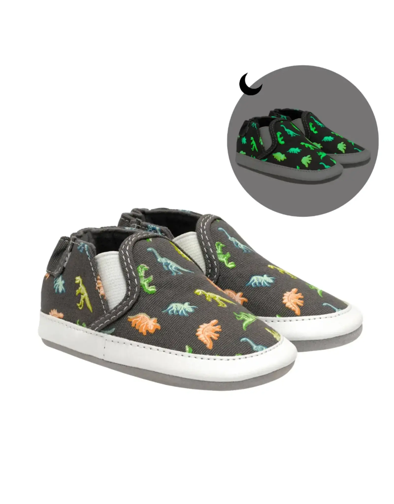 Robeez Glowing Dinos Soft Soled