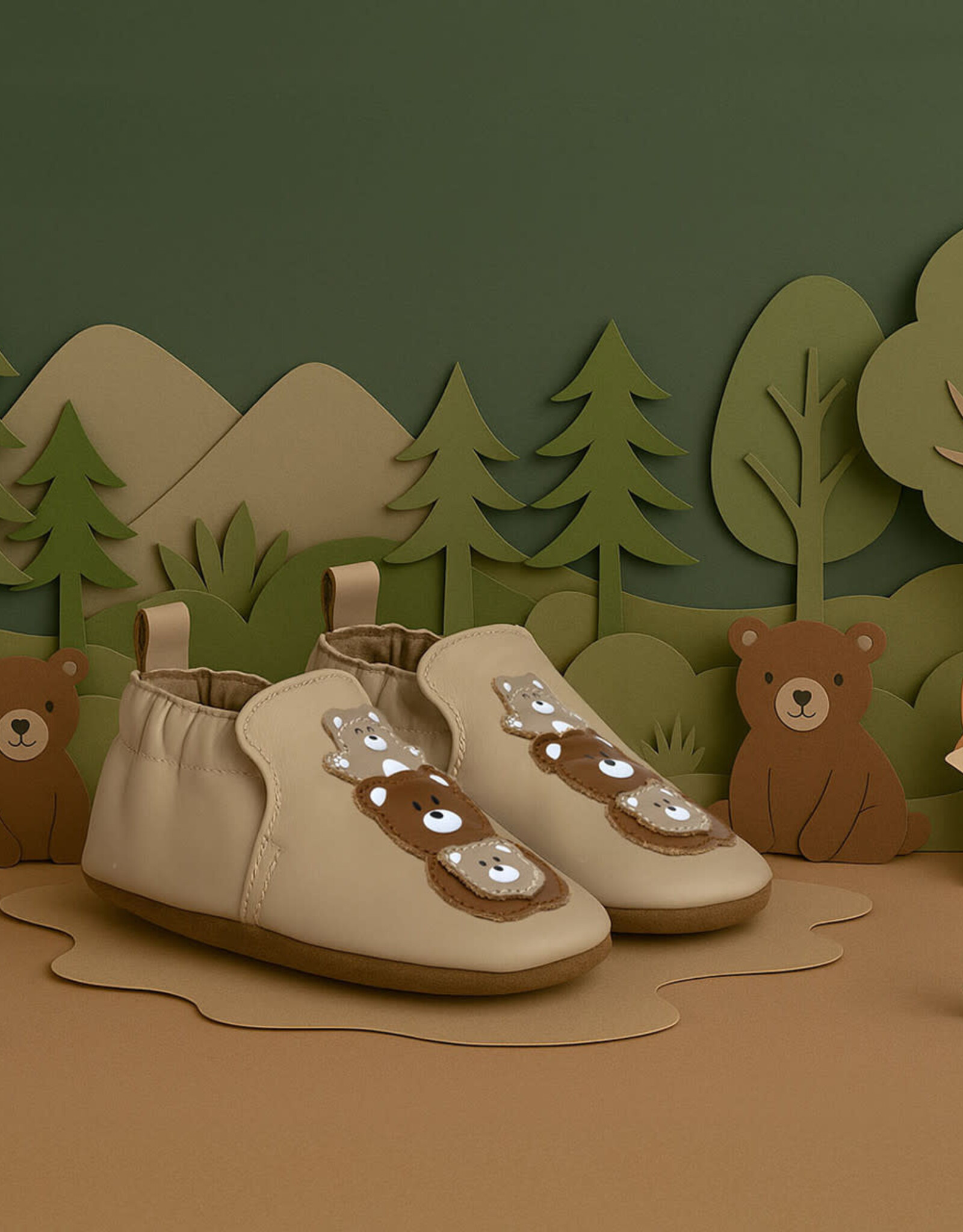 Robeez Bear Hugs Soft Sole