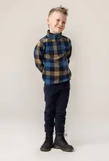Noruk Navy Plaid 2pc Microfleece