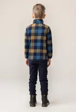 Noruk Navy Plaid 2pc Microfleece