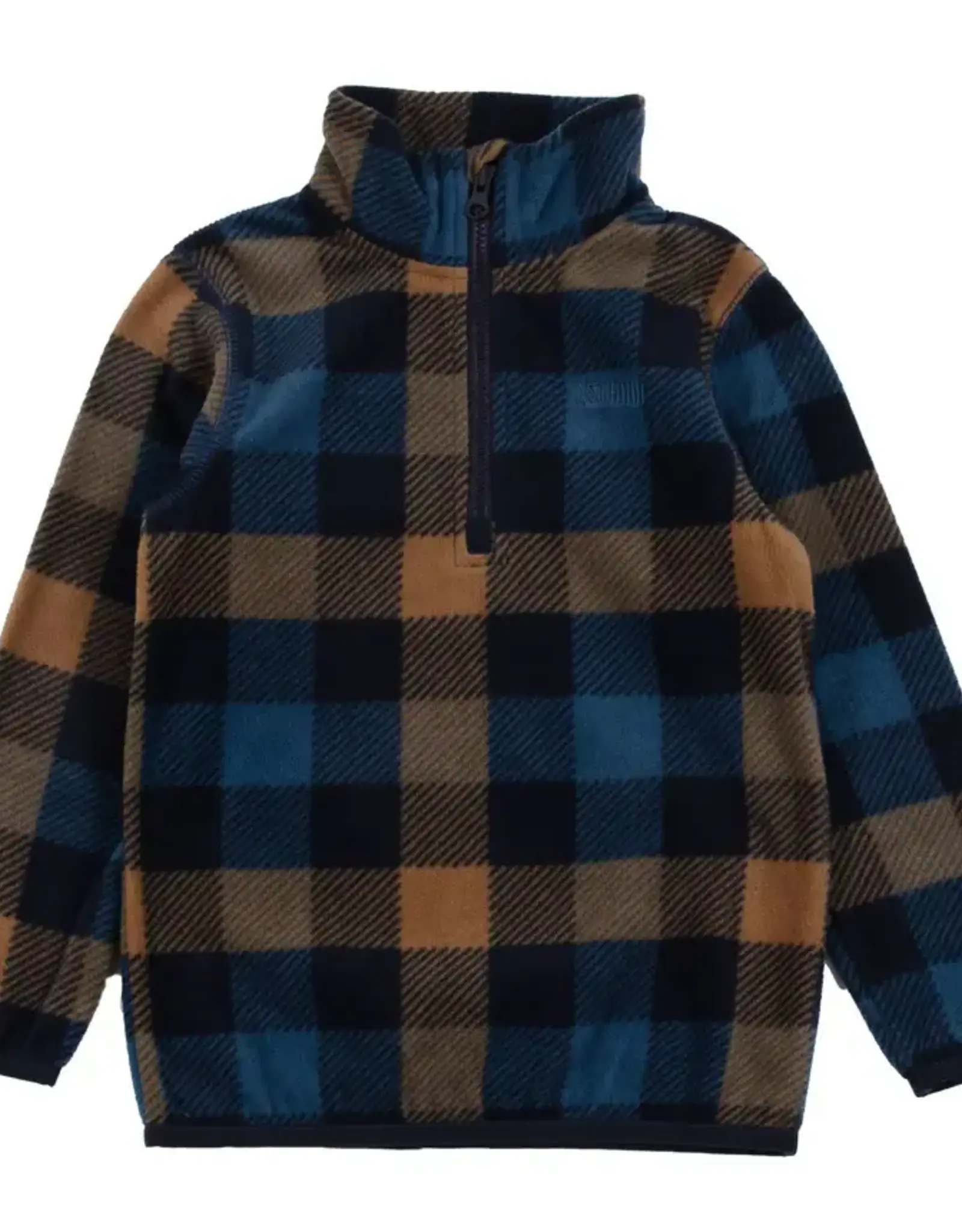 Noruk Navy Plaid 2pc Microfleece