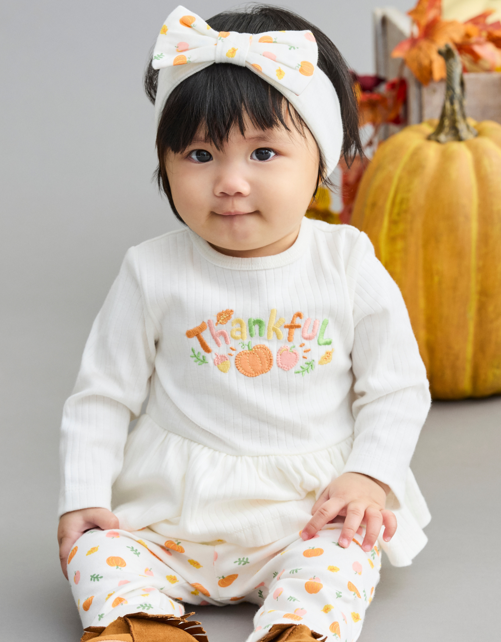 Little Me Thankful Bodysuit & Pant