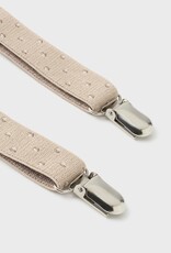 Mayoral Toasted Beret Suspenders Set