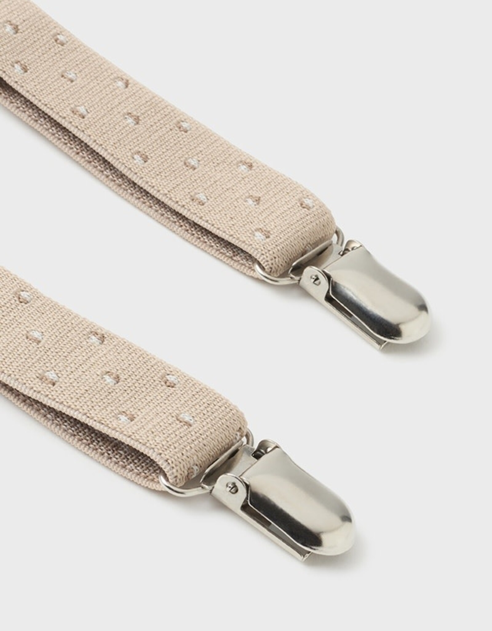 Mayoral Toasted Beret Suspenders Set