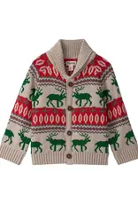 Hatley Winter Elk Shawl Collar Cardigan