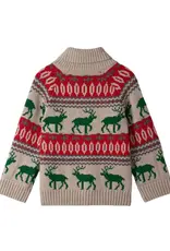 Hatley Winter Elk Shawl Collar Cardigan