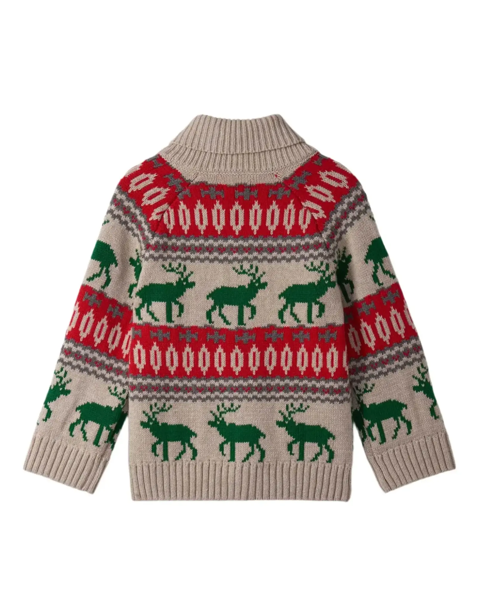 Hatley Winter Elk Shawl Collar Cardigan