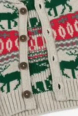 Hatley Winter Elk Shall Collar Cardigan