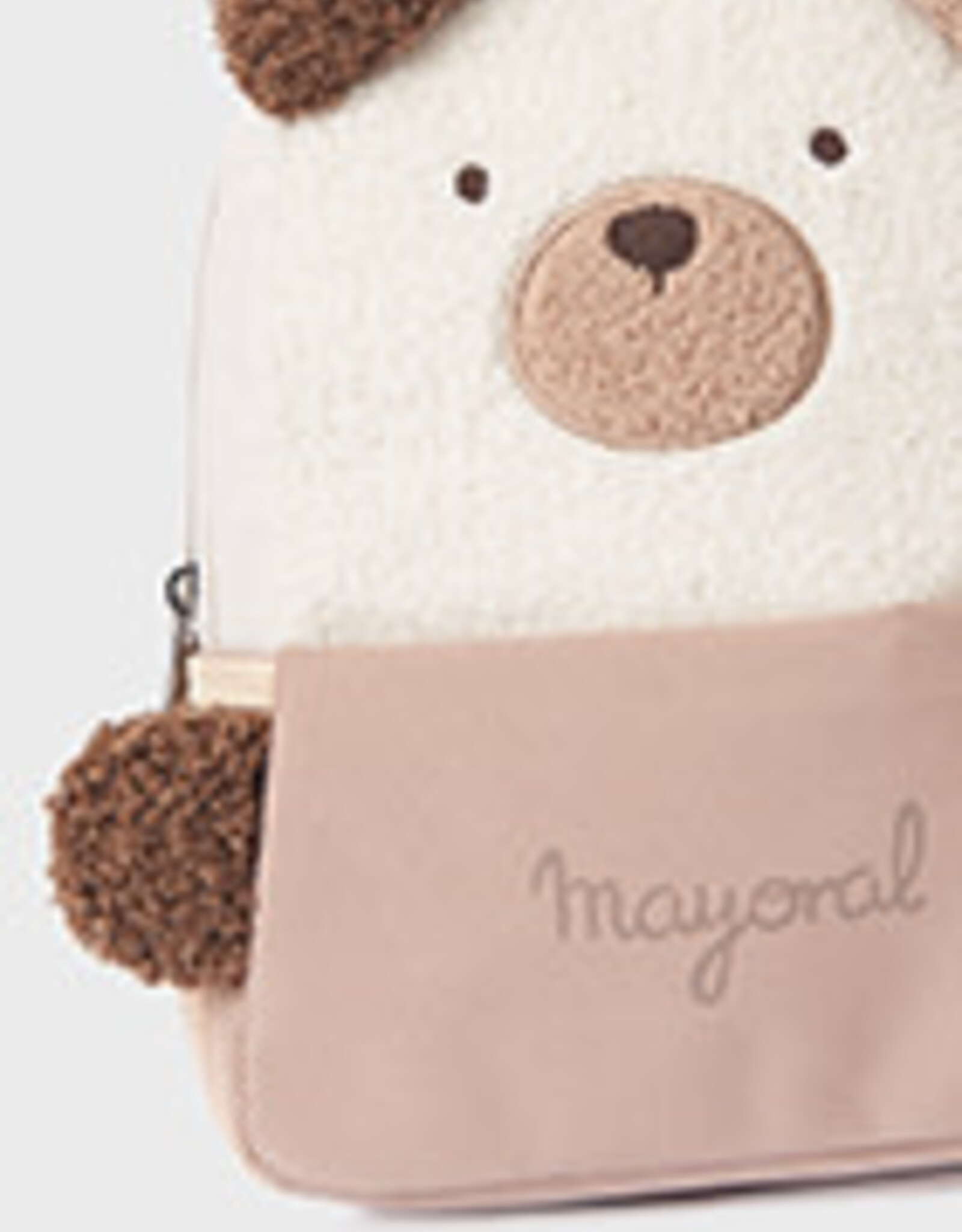 Mayoral Wood Bear Baby Backpack