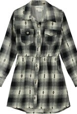 Poppet & Fox Black&Cream Shirt Dress