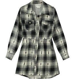 Poppet & Fox Black&Cream Shirt Dress