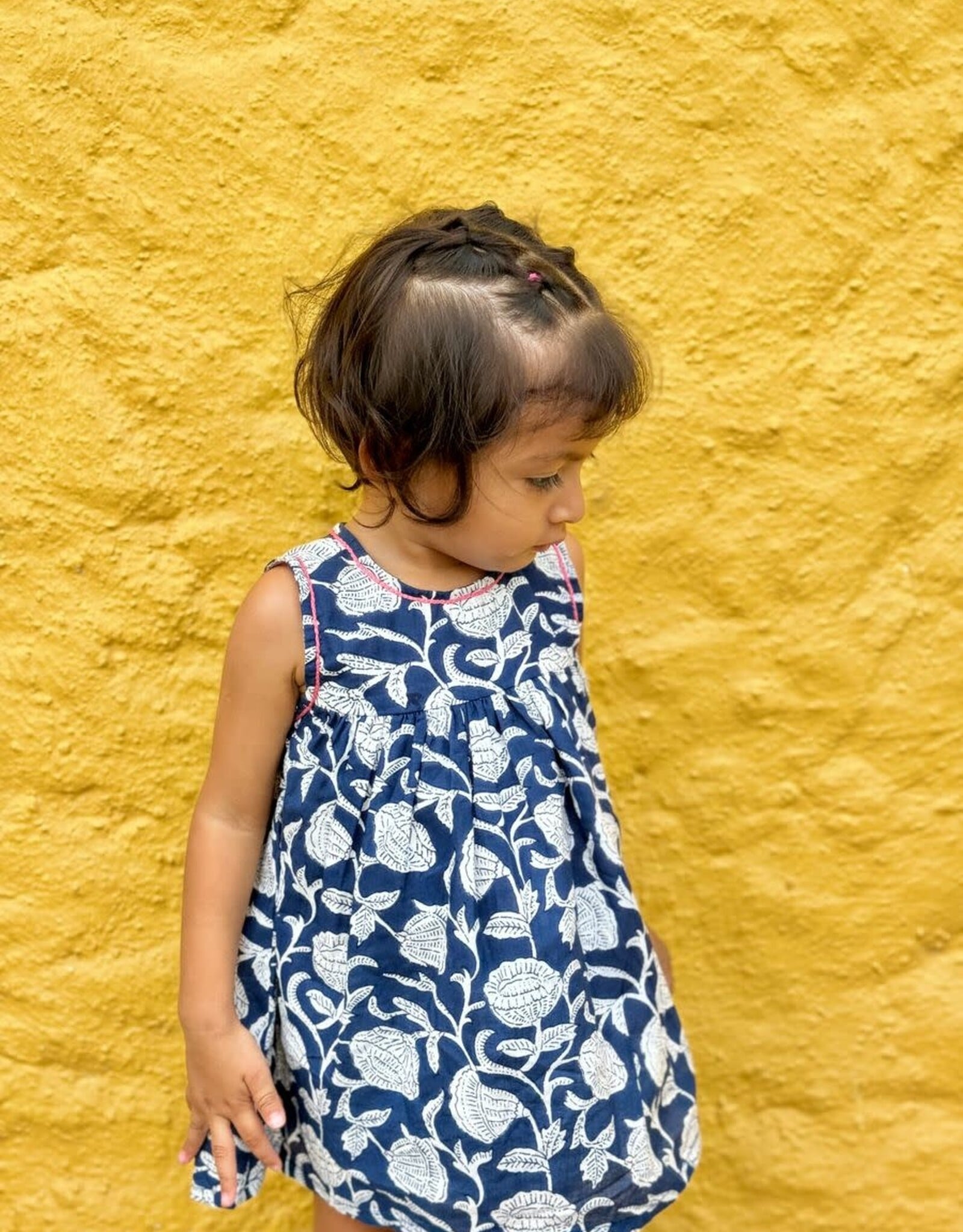 Poppet & Fox RWB Embroidered Sleeveless Summer Dress