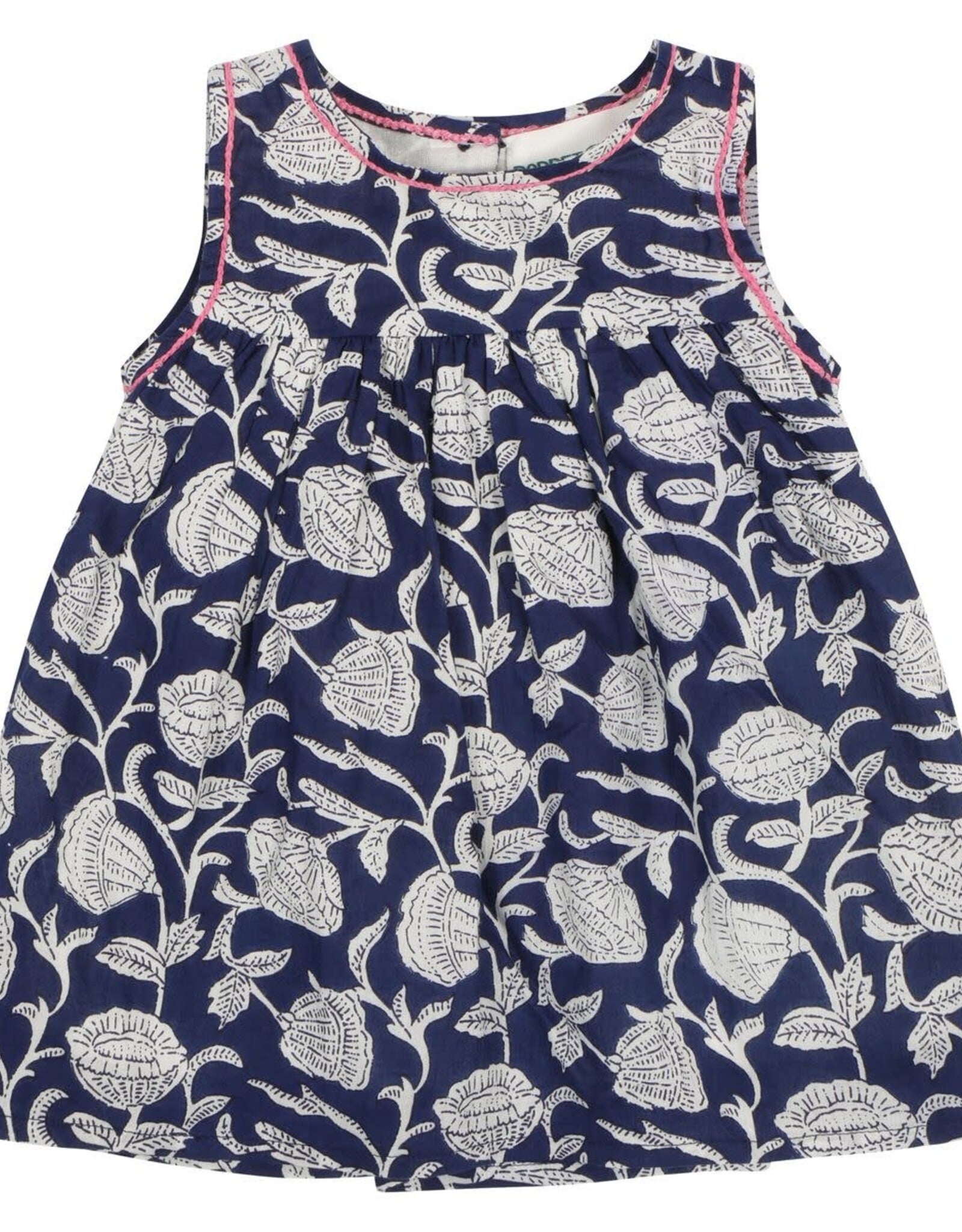 Poppet & Fox RWB Embroidered Sleeveless Summer Dress