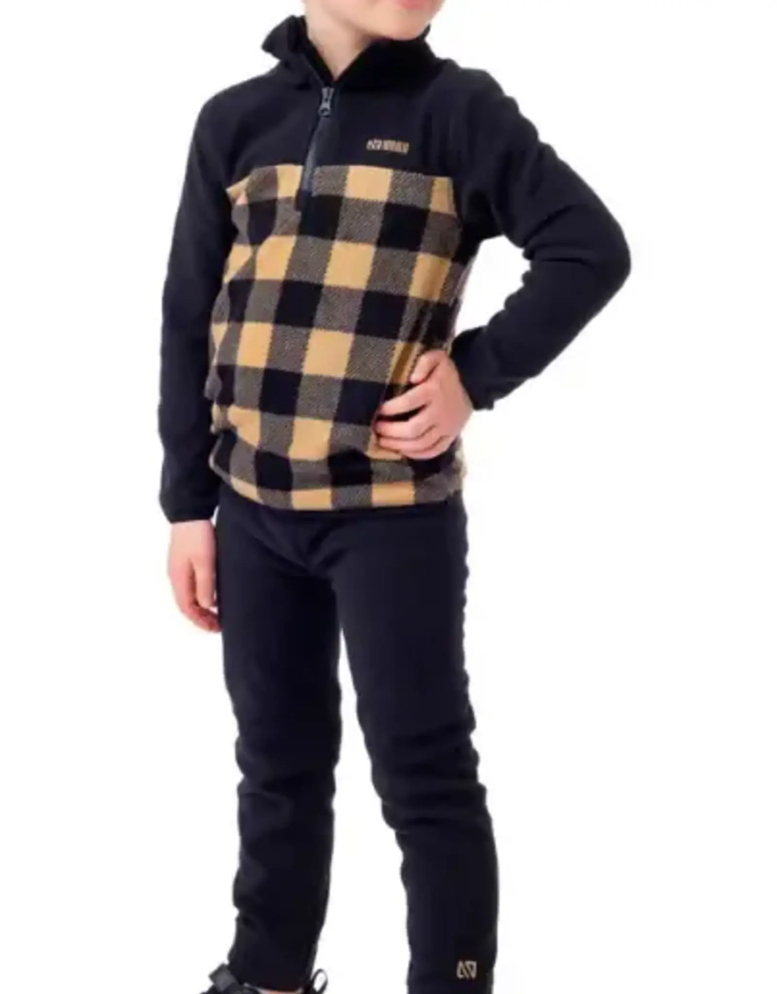 Noruk Black Checkered 2pc Ensemble