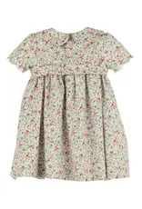 Casero Autumn Glow Smocked Dress
