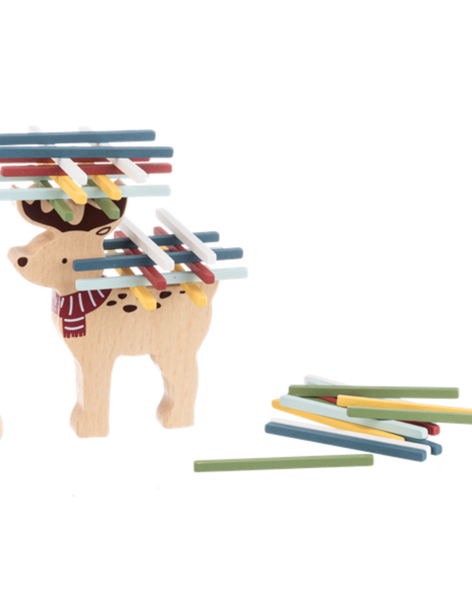 Baby Ganz Collection Wooden Reindeer Stacking Game